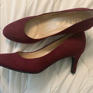 Wine colored heels